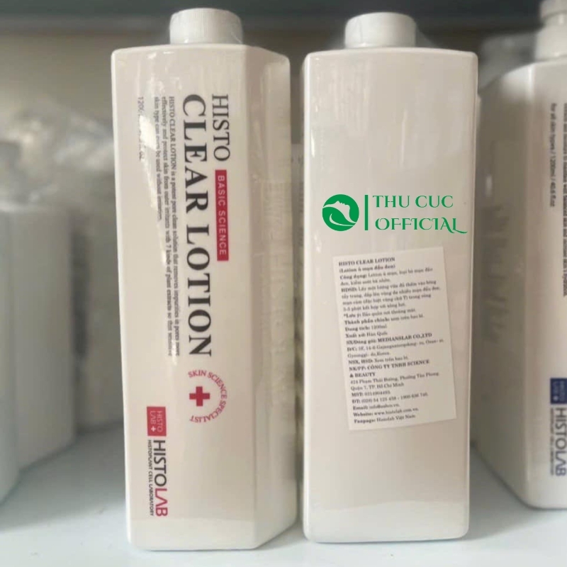 Dung dịch ủ mụn Histolab Histo Clear Lotion 1200ml - Sạch dầu bã nhờn