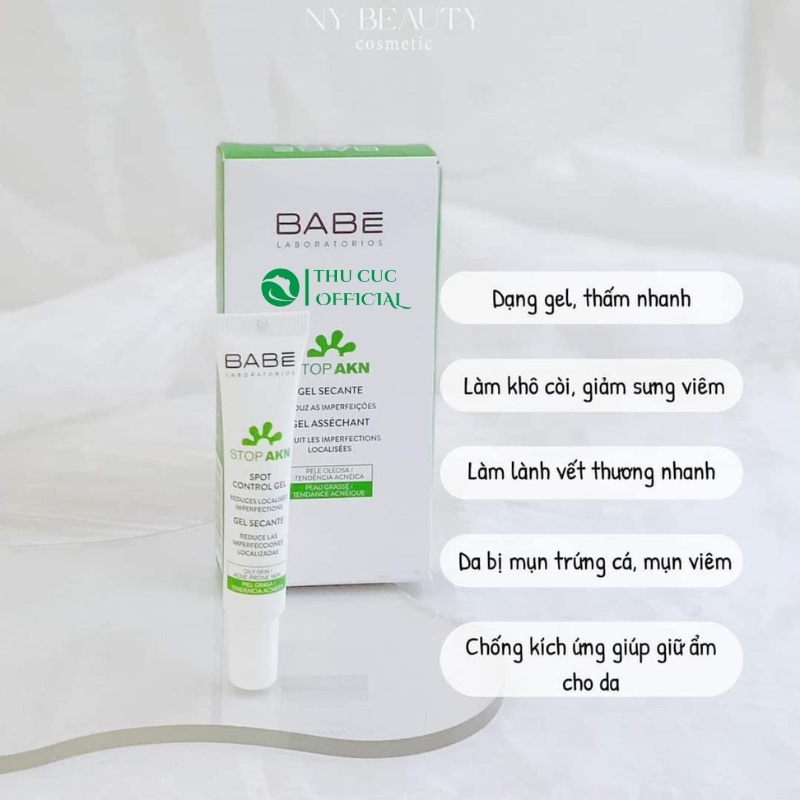 Kem chấm mụn Babe Stop AKN Spot Control Gel 8ml