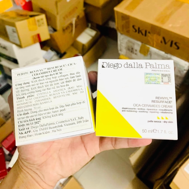 Kem phục hồi Diego Dalla Palma Cica - Ceramides Cream 50ml