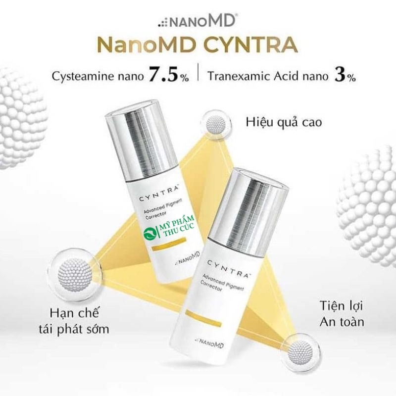 Kem nám Cyntra NanoMD  Advanced Pigment Corrector 20ml - Sáng da, mờ thâm nám