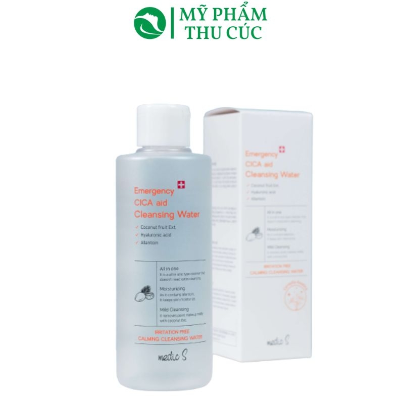 Nước tẩy trang Medic S - Emergency CICA Aid Cleansing Water 200ml