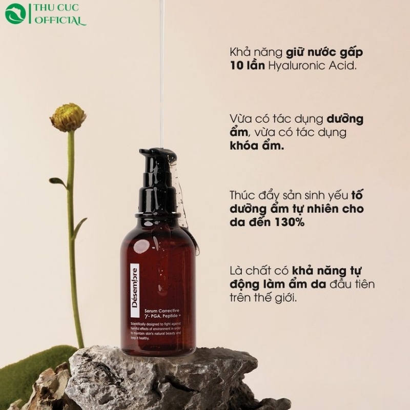 Serum Desembre Corrective Y-PGA Peptide - Trẻ hoá, Tái tạo da