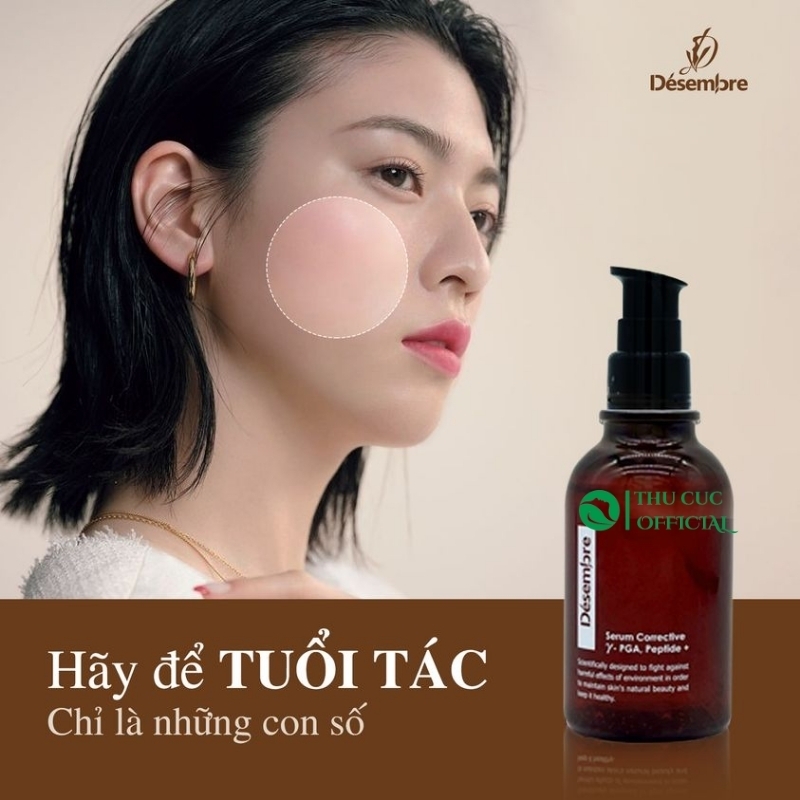 Serum Desembre Corrective Y-PGA Peptide - Trẻ hoá, Tái tạo da