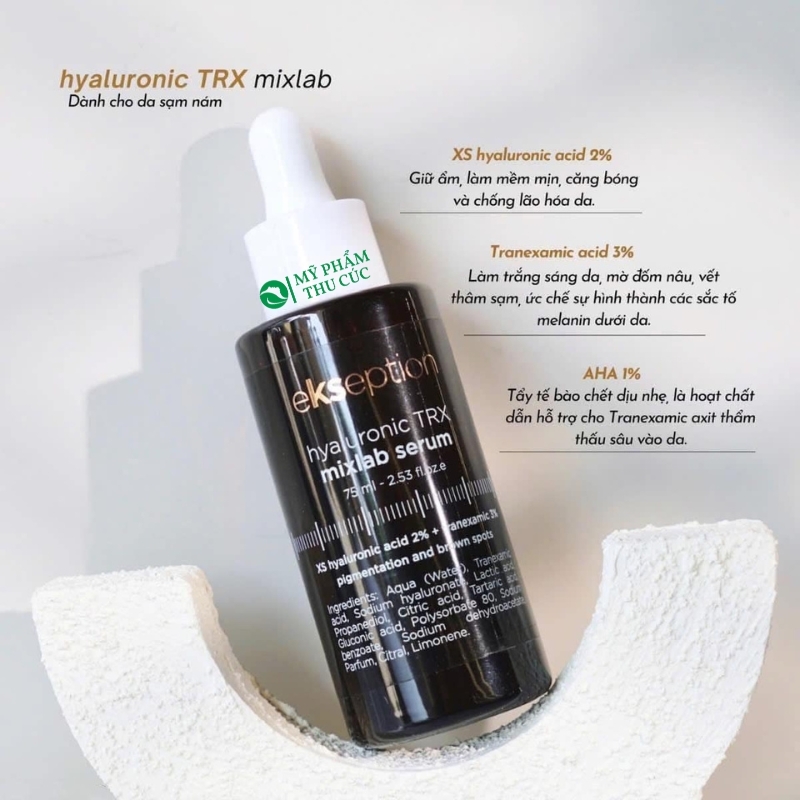 Serum Ekseption Hyaluronic TRX 75ml - Dưỡng sáng da, mờ nám và đốm nâu