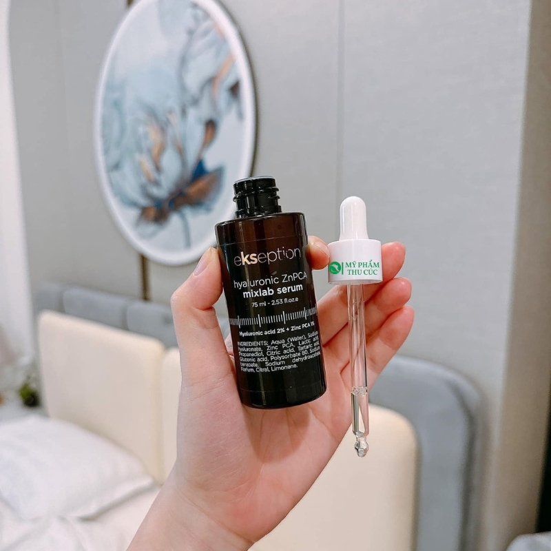Serum Ekseption Hyaluronic ZnPca Mixlab 75ml - giảm mụn kiềm dầu