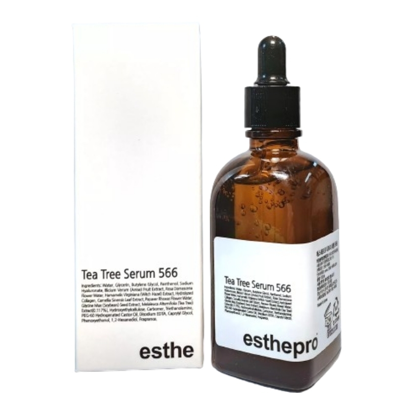 Serum Esthemax Tea Tree 100ml - Esthepro 566 giảm mụn, kiềm dầu