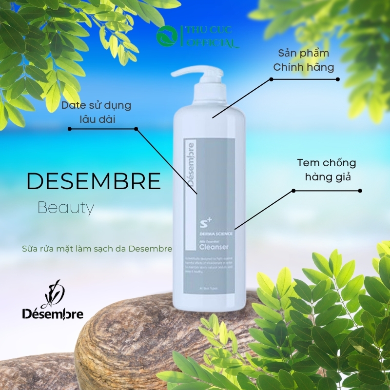 Sữa Rửa Mặt Désembre Derma Science Milk Essencial Cleanser
