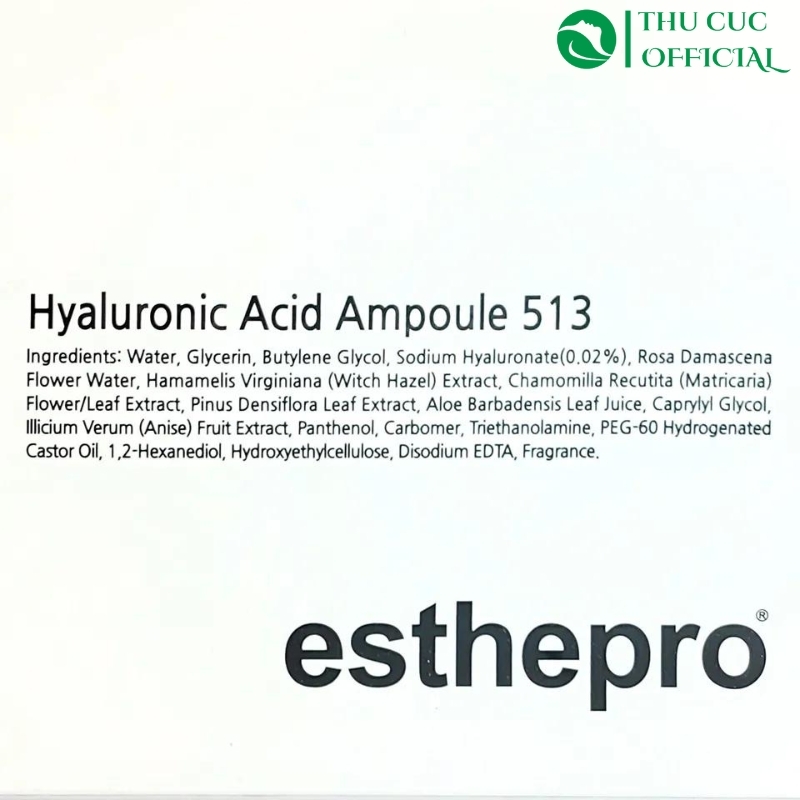 Tế bào gốc dưỡng ẩm Esthemax Hyaluronic Acid Ampoule