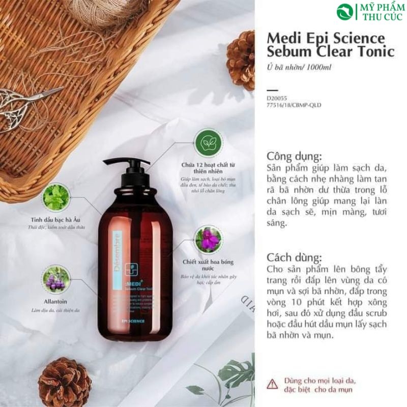 Ủ mụn Desembre Medi Epi science P.skin Care Clear Tonic