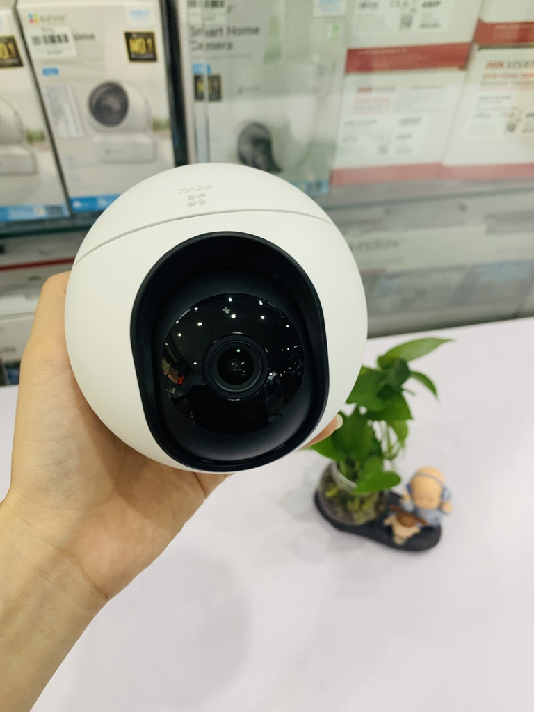 Camera EZVIZ CS-H6 (5Mp) Xoay 360 Độ, Đàm Thoại 2 Chiều, Công Nghệ Starlight Hiển Thị Đầy Đủ Màu Sắc