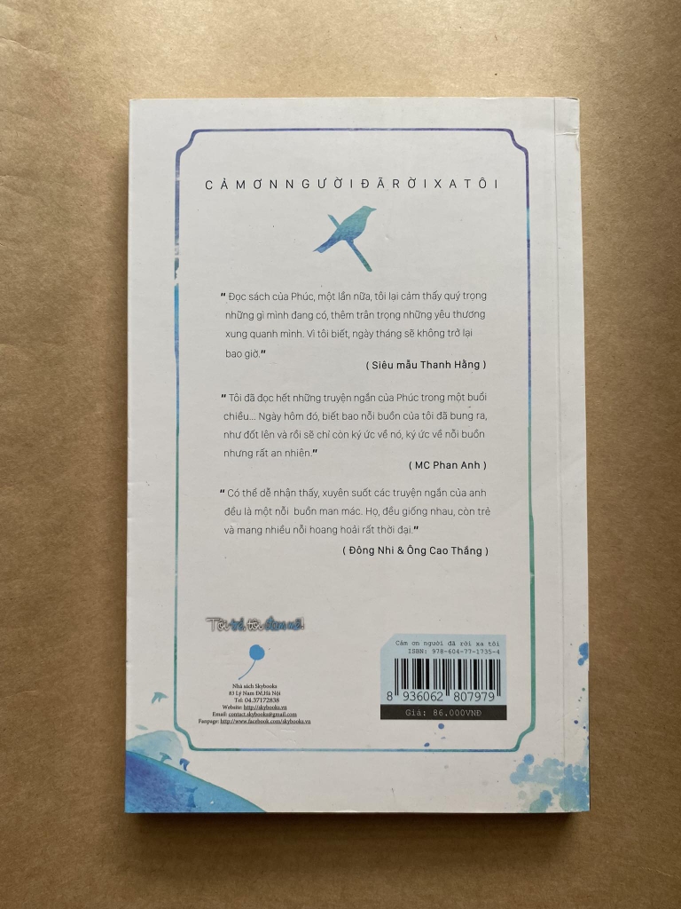 Cảm ơn người đã rời xa tôi