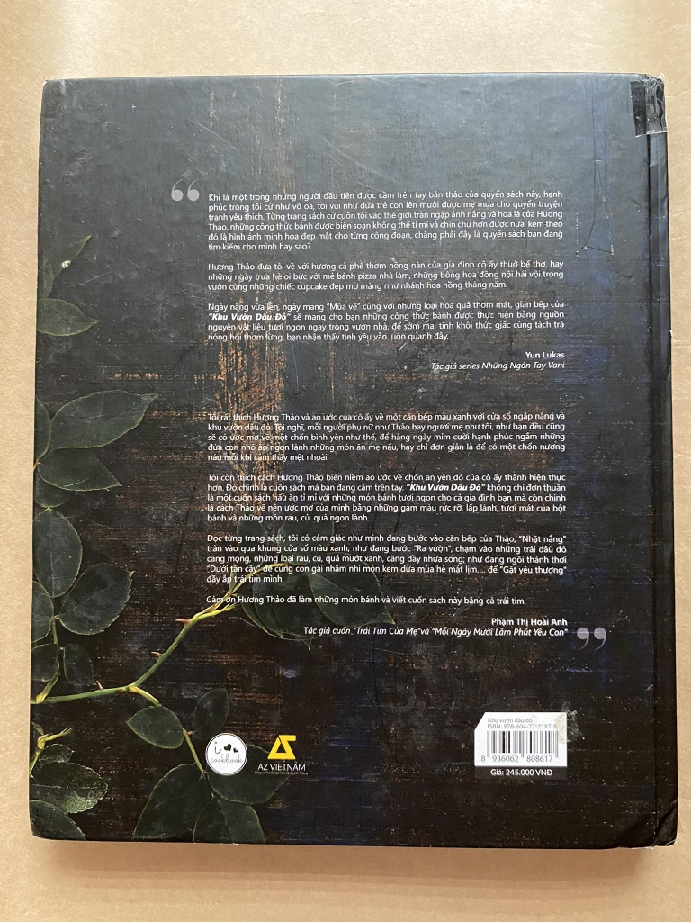 Khu vườn dâu đỏ - Những món bánh tuyệt vời cho sức khỏe từ rau củ quả