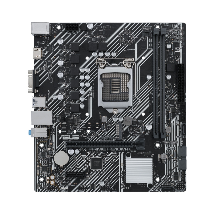 Bo Mạch Chủ Asus Prime H510M-K (Micro-ATX/ LGA1200/ DDR4,/ VGA+HDMI)