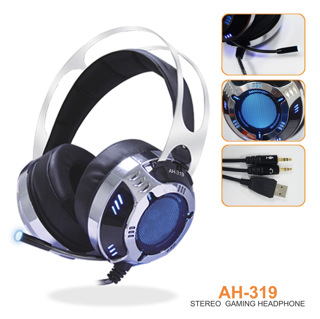 Tai Nghe Over-Ear Có Dây SoundMax AH-319