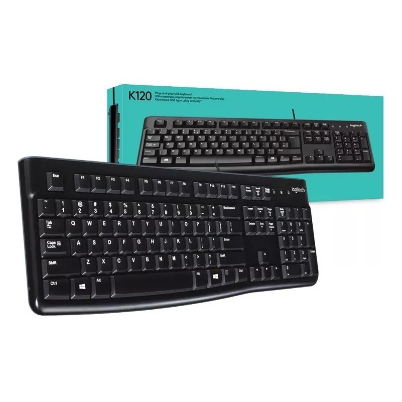 Bàn Phím Máy Tính Có Dây Logitech K120 (Black)