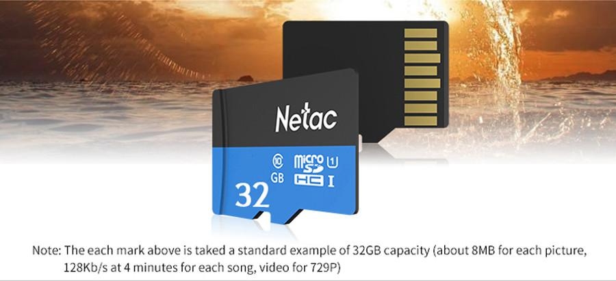 Thẻ Nhớ Micro SDHC Netac 32GB (P500 - U1)