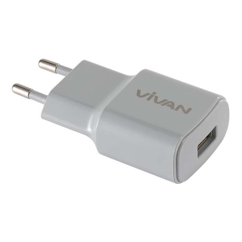 Cốc Sạc VIVAN Power Oval II (kèm cáp sạc) củ sạc 10W cổng USB 2A sạc an toàn nhỏ gọn