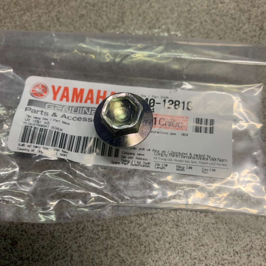 [Chính Hãng Yamaha]YAOV-089-Ốc xả nhớt Sirius-Jupiter Phụ tùng phụ kiện xe máy