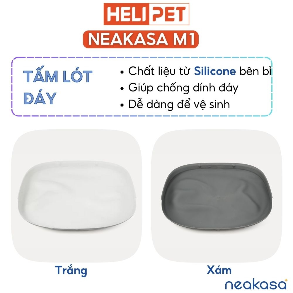 Miếng Lót Đáy Silicon Neakasa M1 2025 Chính Hãng – Silicone Pad Nâng Cấp Chống Rò Rỉ, Bền Chắc Hơn