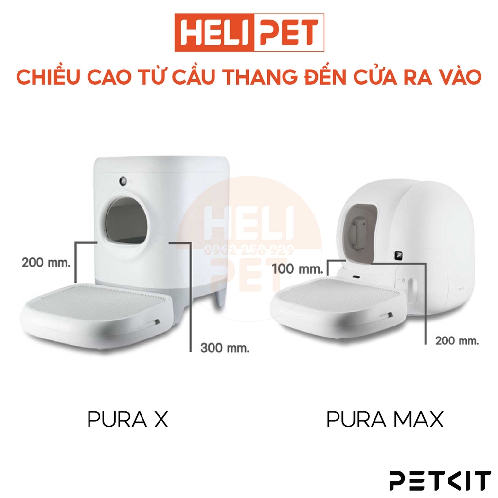 Bậc thang tăng chiều cao - Khay hứng cát mèo PETKIT