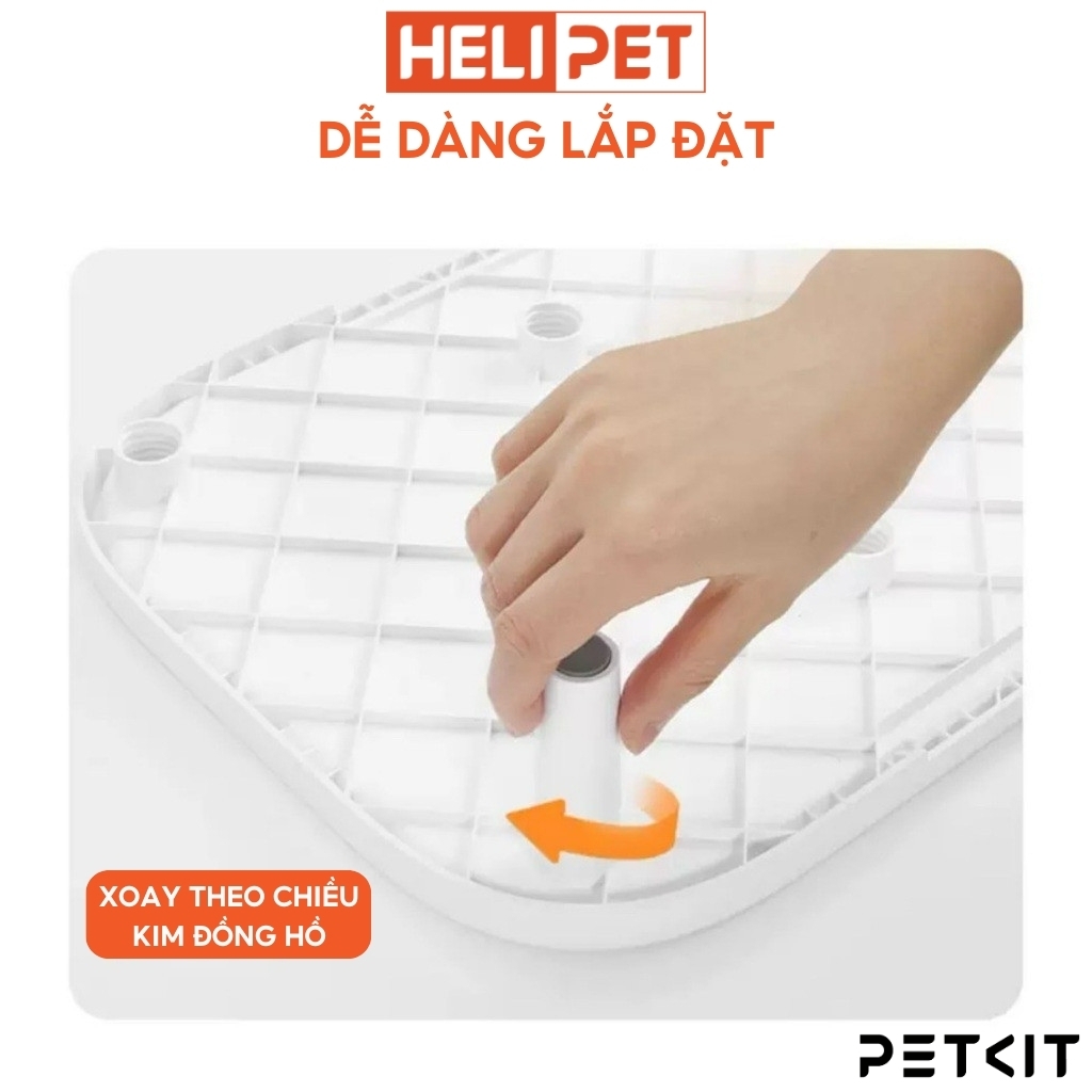 Bậc thang tăng chiều cao, chống kiến cho máy ăn Petkit