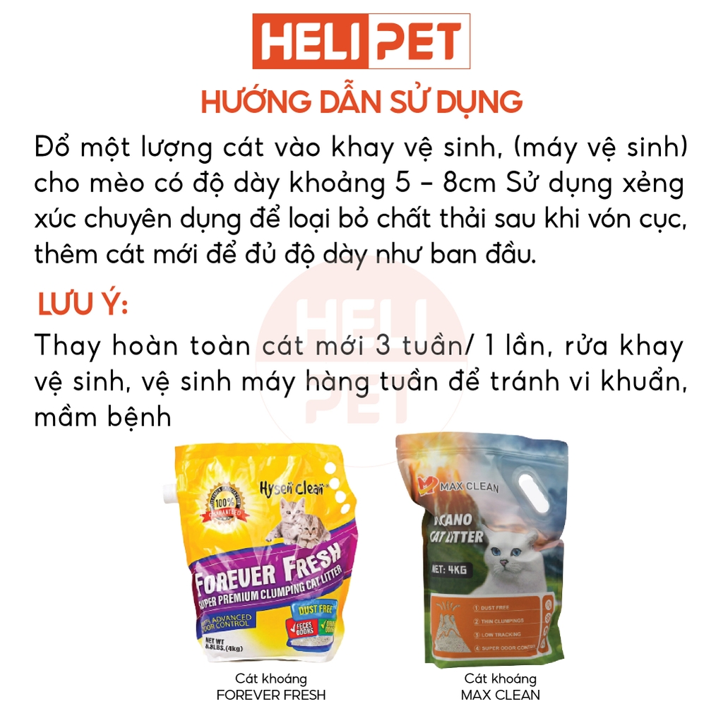Cát khoáng Max Clean hạt nhuyễn