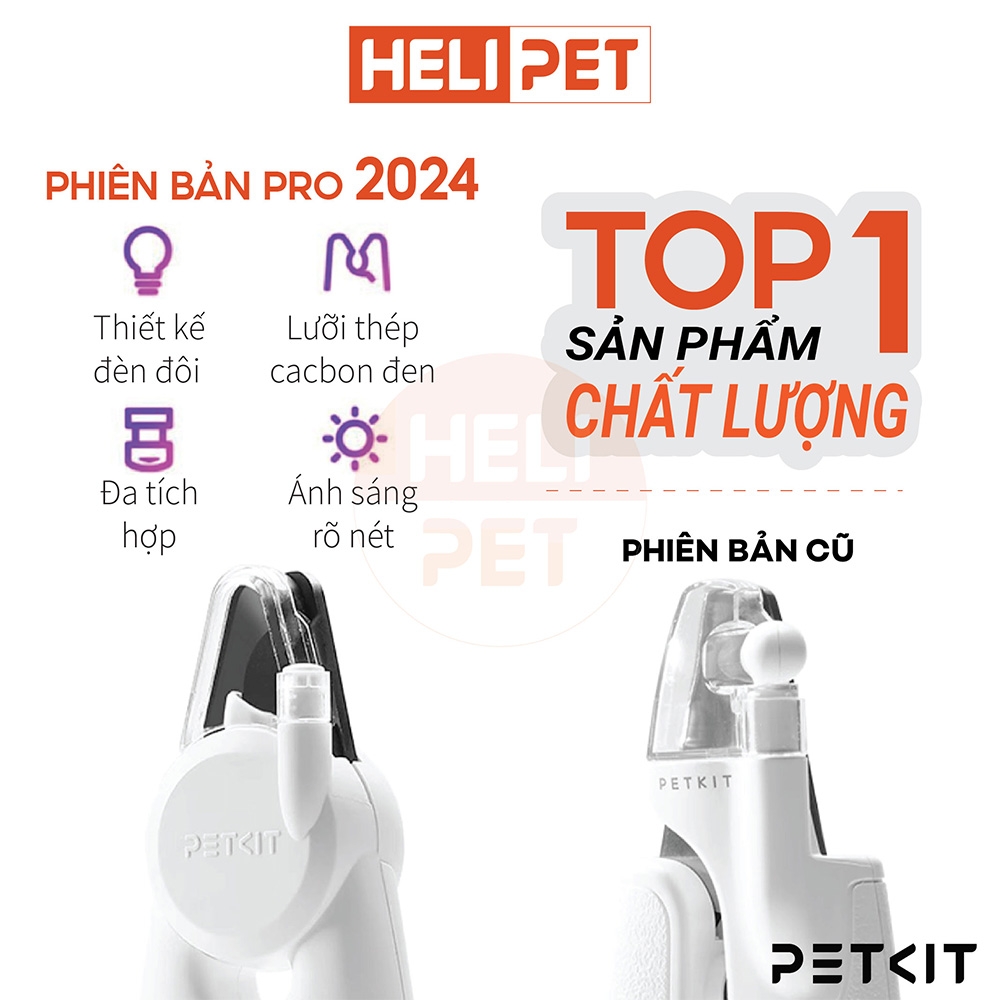 Kềm cắt móng chó mèo Petkit Pro