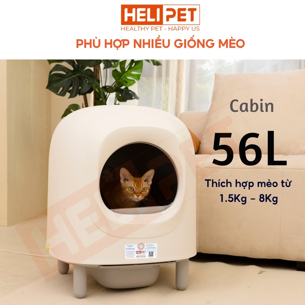Máy dọn vệ sinh mèo PETREE x HELIPET