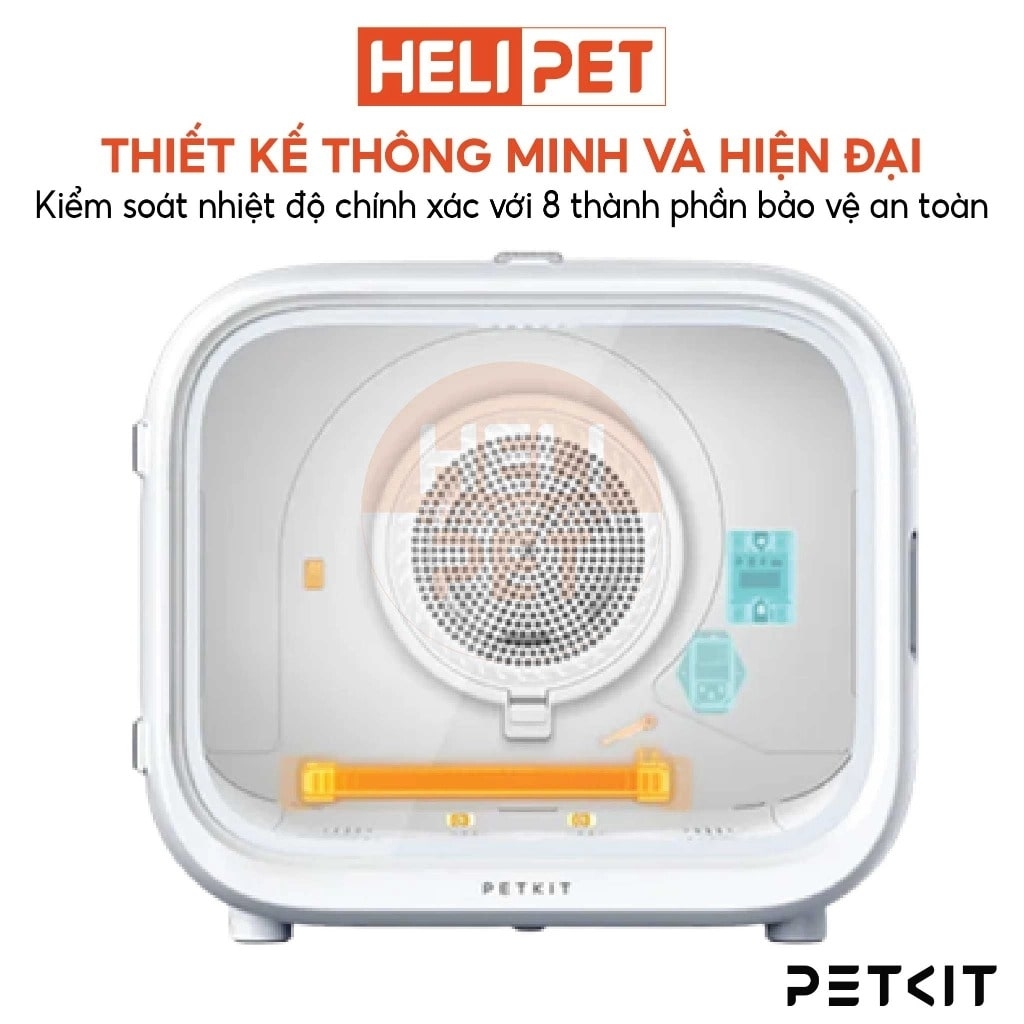 Lồng sấy lông chó mèo PETKIT AirSalon Max Pro Ozone