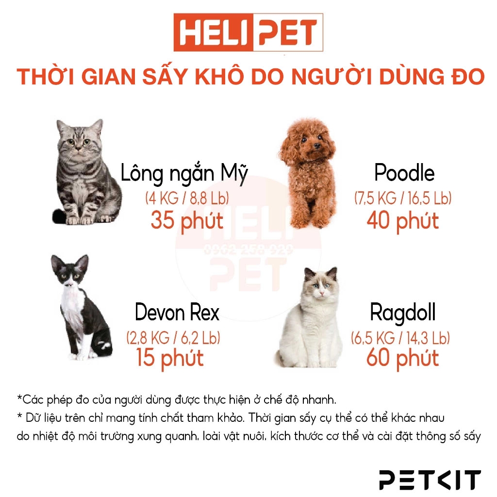 Lồng sấy lông chó mèo PETKIT AirSalon Max Pro Ozone