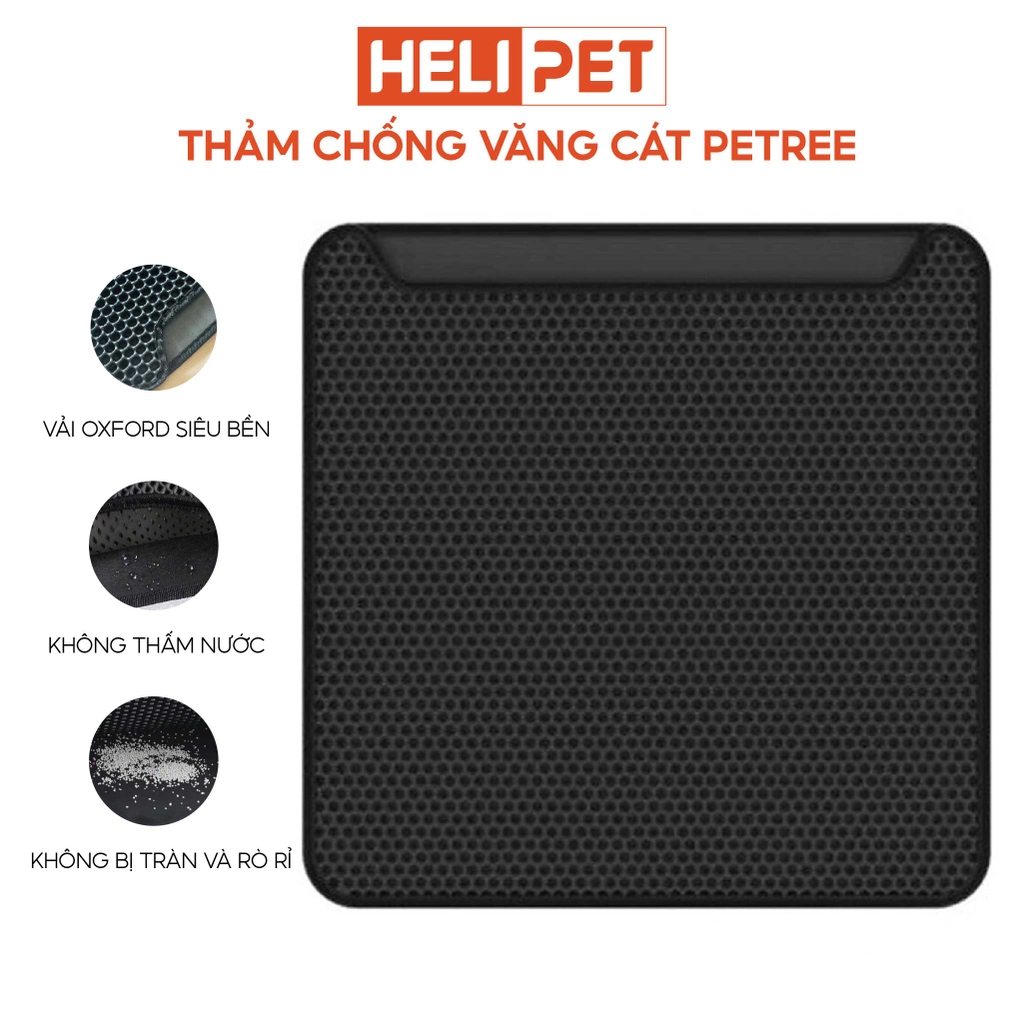 Thảm hứng cát mèo Petree dùng cho máy dọn vệ sinh Petree