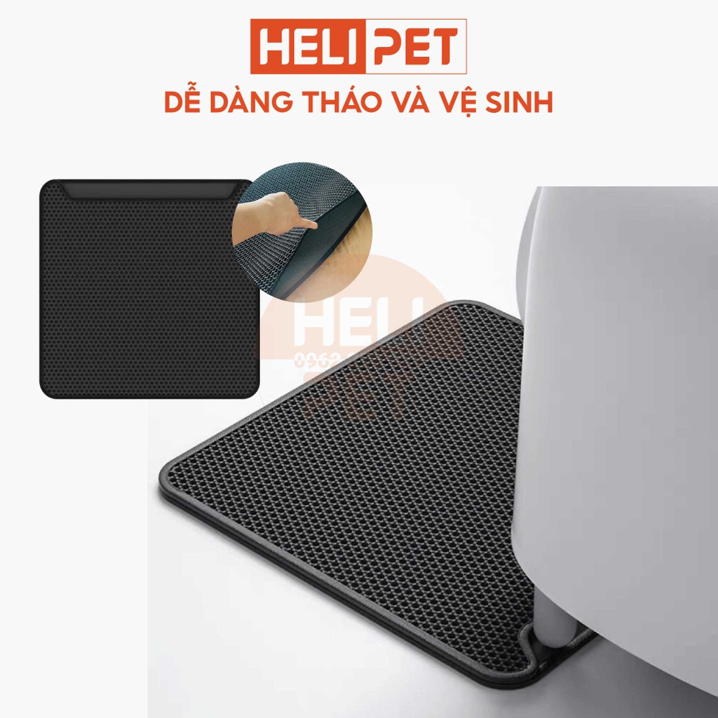 Thảm hứng cát mèo Petree dùng cho máy dọn vệ sinh Petree