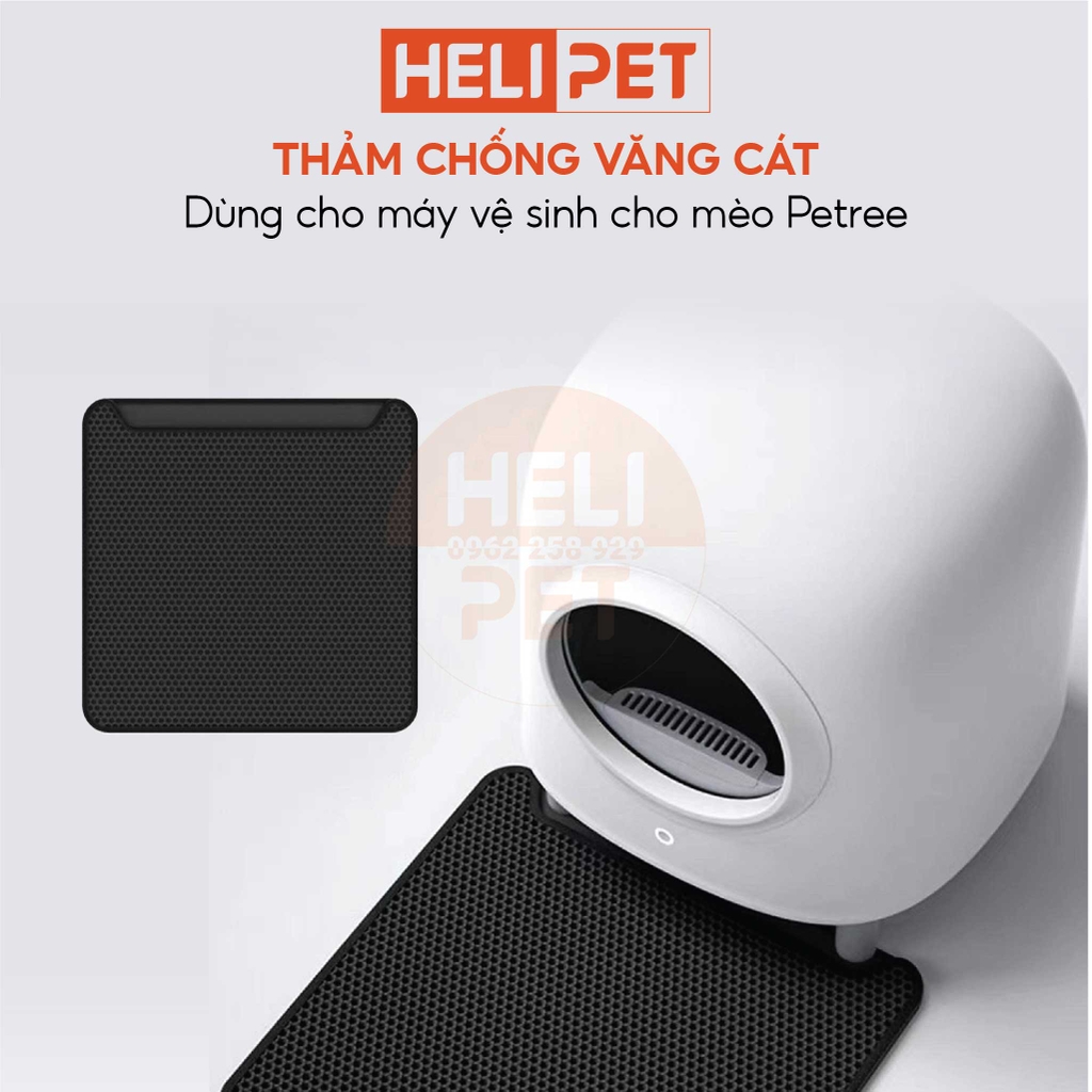 Thảm hứng cát mèo Petree dùng cho máy dọn vệ sinh Petree