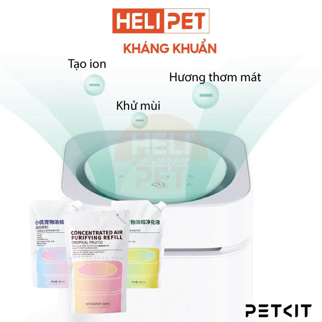 Tinh Dầu Máy Khử Mùi PETKIT Air Magicube Liquid Refill 300ml