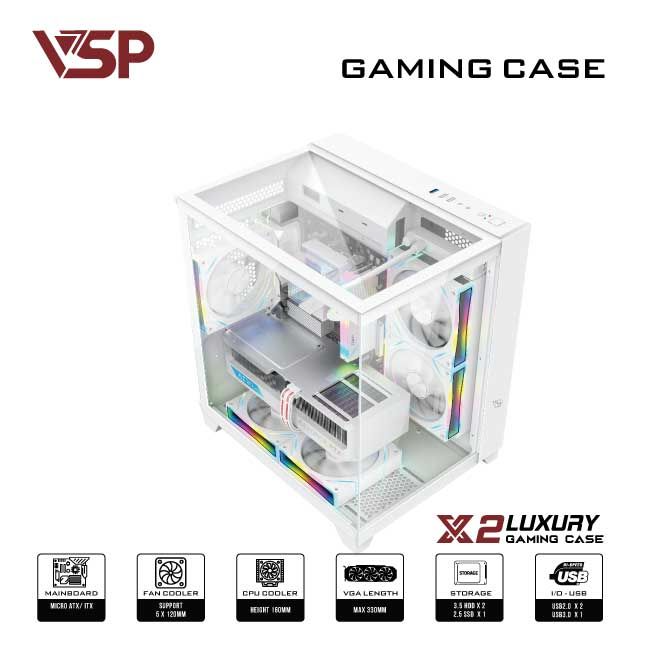 Case VSP X2 Luxury Trắnng