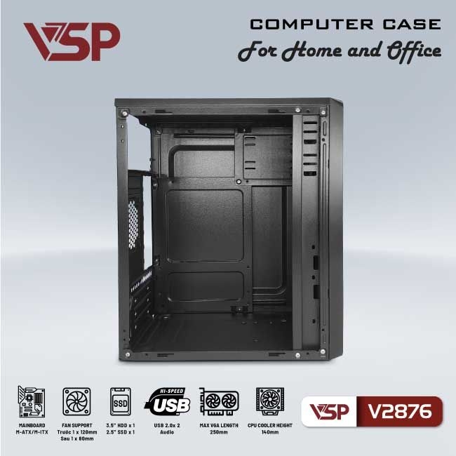 Vỏ Case máy tính VSP V2876
