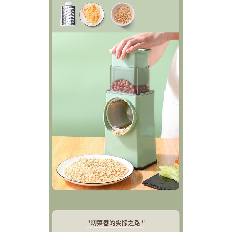 Máy thái, cắt, bào sợi rau củ quả 4 in 1 đa năng cực kỳ tiện dụng cho công việc bếp