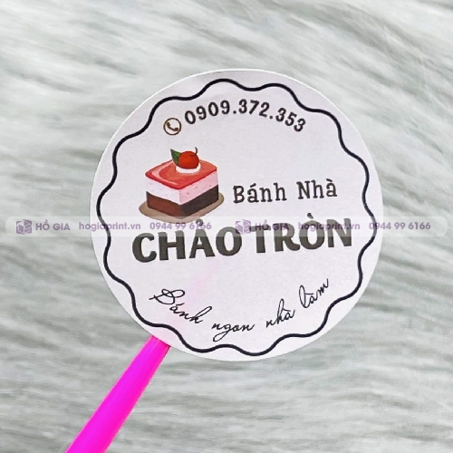 In tem nhãn quán ăn vặt