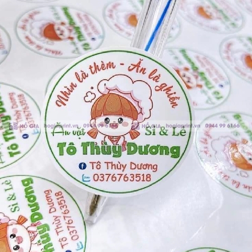 In tem nhãn quán ăn vặt