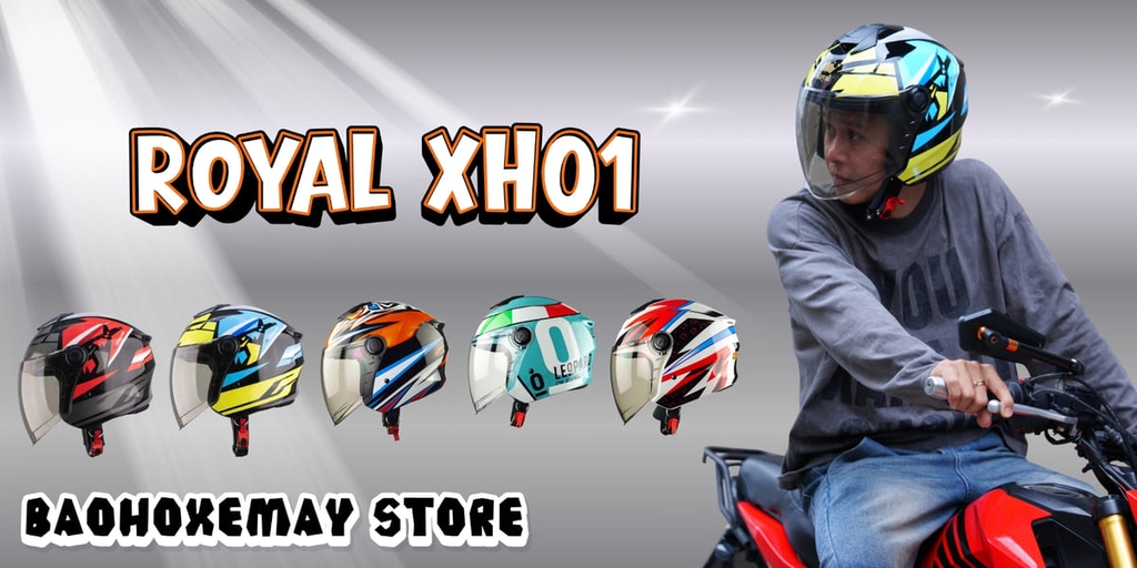Banner giới thiệu Royal XH01 tem Dragon Boy – phiên bản tem rồng trẻ trung, màu sắc năng động, chuẩn an toàn CR Việt Nam.