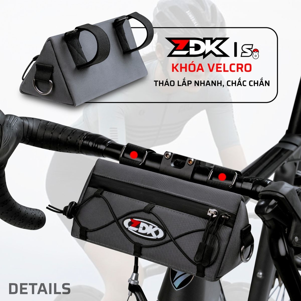 Form tam giác chắc chắn, phù hợp xe thể thao