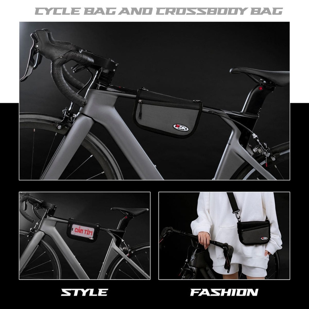 Ngăn trước có khóa kéo ngược chống nước hiệu quả