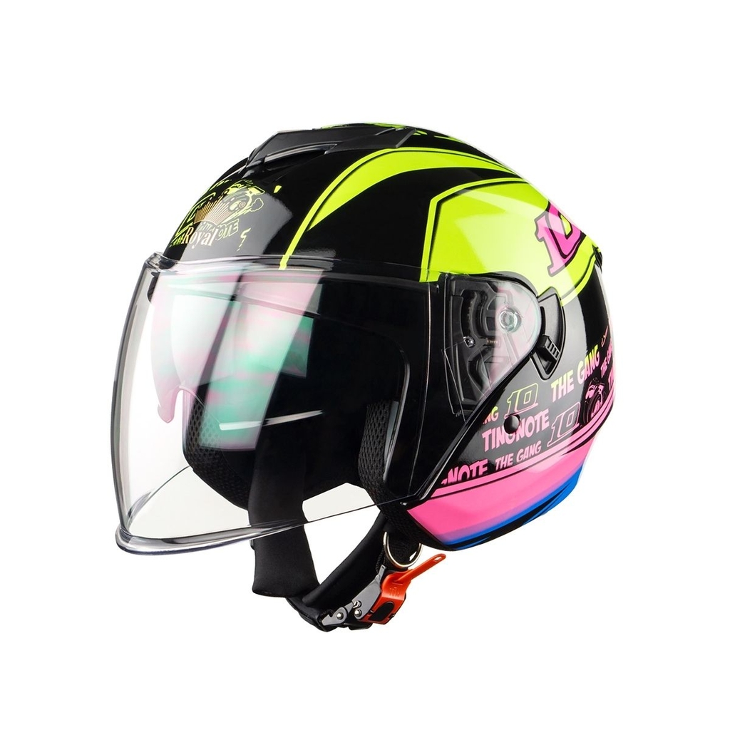 Mũ bảo hiểm 3/4 Royal M789 2 kính – Tem Thitipong, chính hãng Royal Helmet