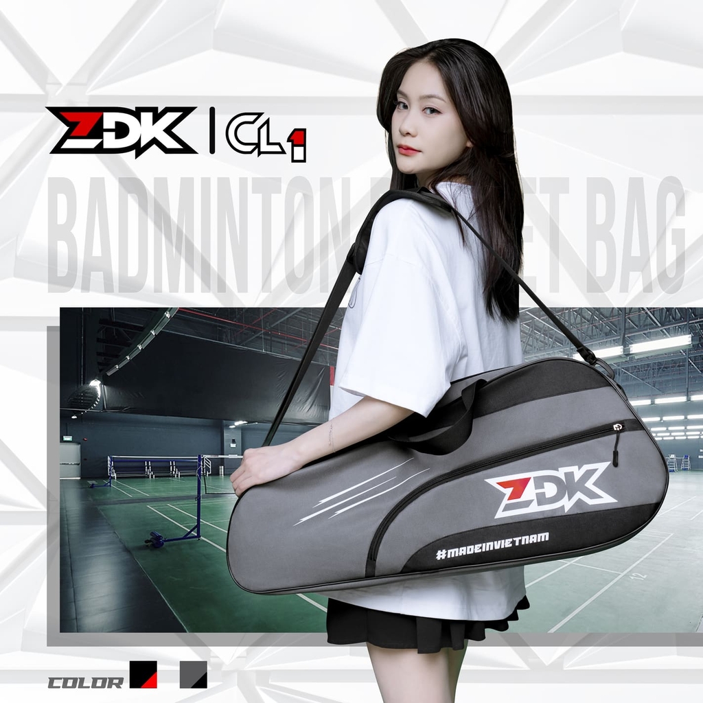 Túi Đựng Vợt Cầu Lông ZDK CL1 Chính Hãng – Chống Nước, Đựng 3-5 Vợt