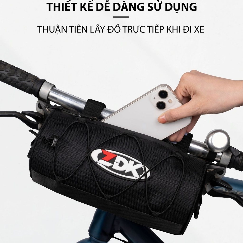 Túi Treo Ghidong Xe Đạp ZDK S4 Chính Hãng – Chống Trầy, Kháng Nước Nhẹ, Dung Tích 2L, Tiện Lợi Cho Mọi Dòng Xe Đạp
