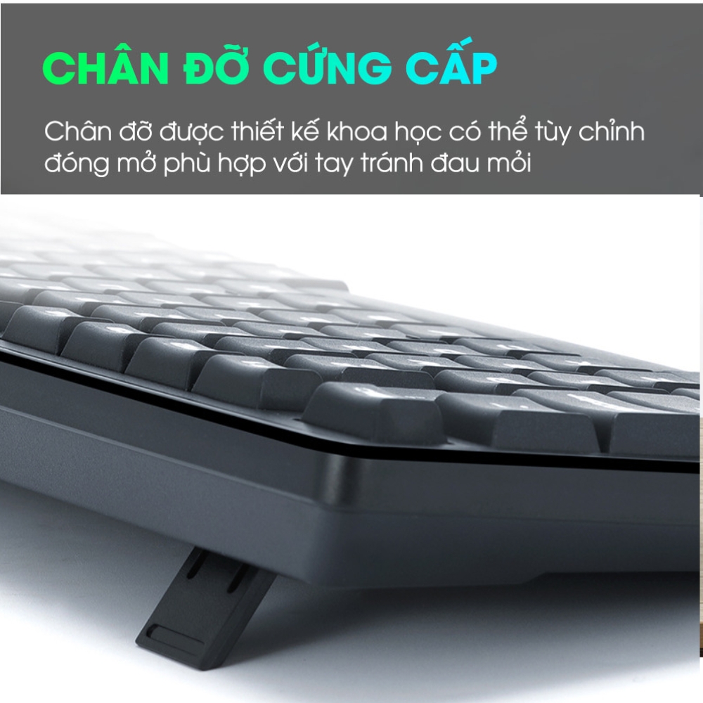 Bàn phím giả cơ gaming chính hãng DEIOG DY-807S 1000DPI chất liệu chống mài mòn siêu bền dành cho game thủ hoặc làm việc