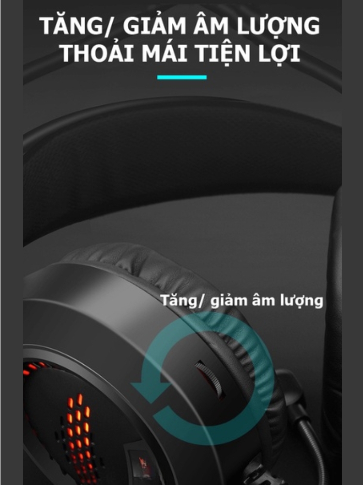 Tai nghe chụp tai gaming chính hãng DEIOG E8250 Over Ear chống ồn có mic cho máy tính bàn laptop chơi game âm thanh vòm