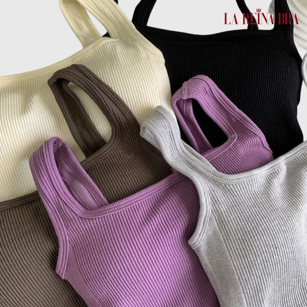 Bra ba lỗ cotton dáng basic