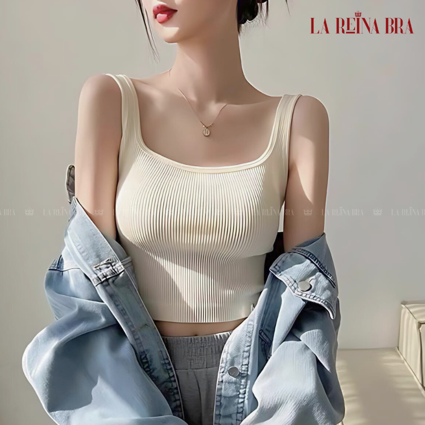 Bra ba lỗ cotton dáng basic