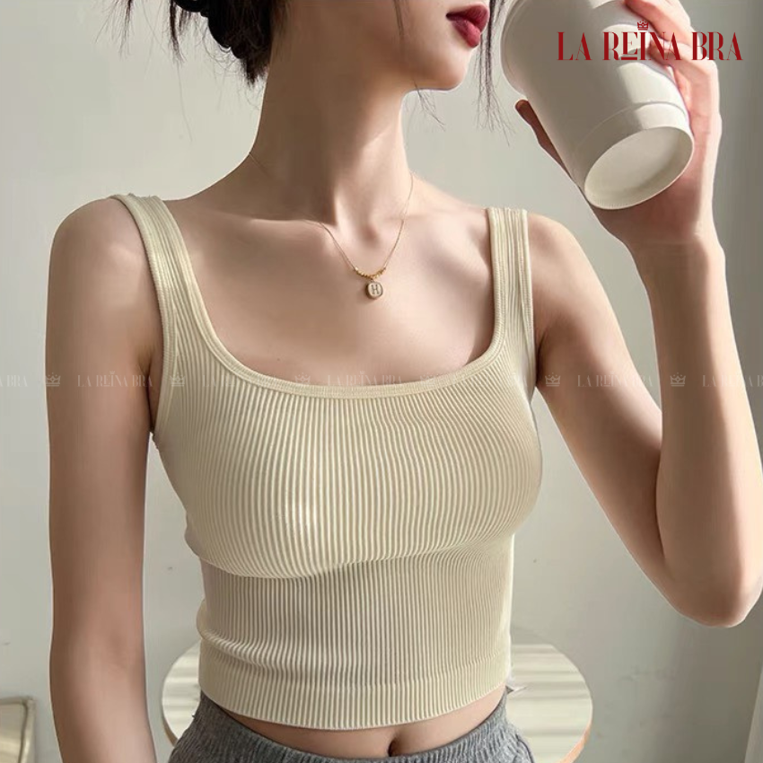 Bra ba lỗ cotton dáng basic